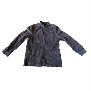 Vintage Y2k Fink Clothing Brown Corduroy Collegiate 3 Button Blazer Size XL EUC